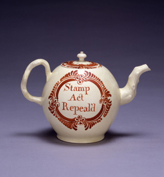stamp act teapot