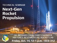 Oct. 14 Technical Seminar Explores New Concepts in Rocket Propulsion