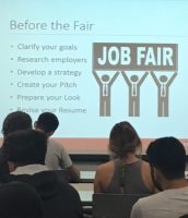Career Development Center Offers Last-minute Prep for Fall Engineering Job Fair