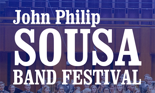 John Philip Sousa Band Festival logo.