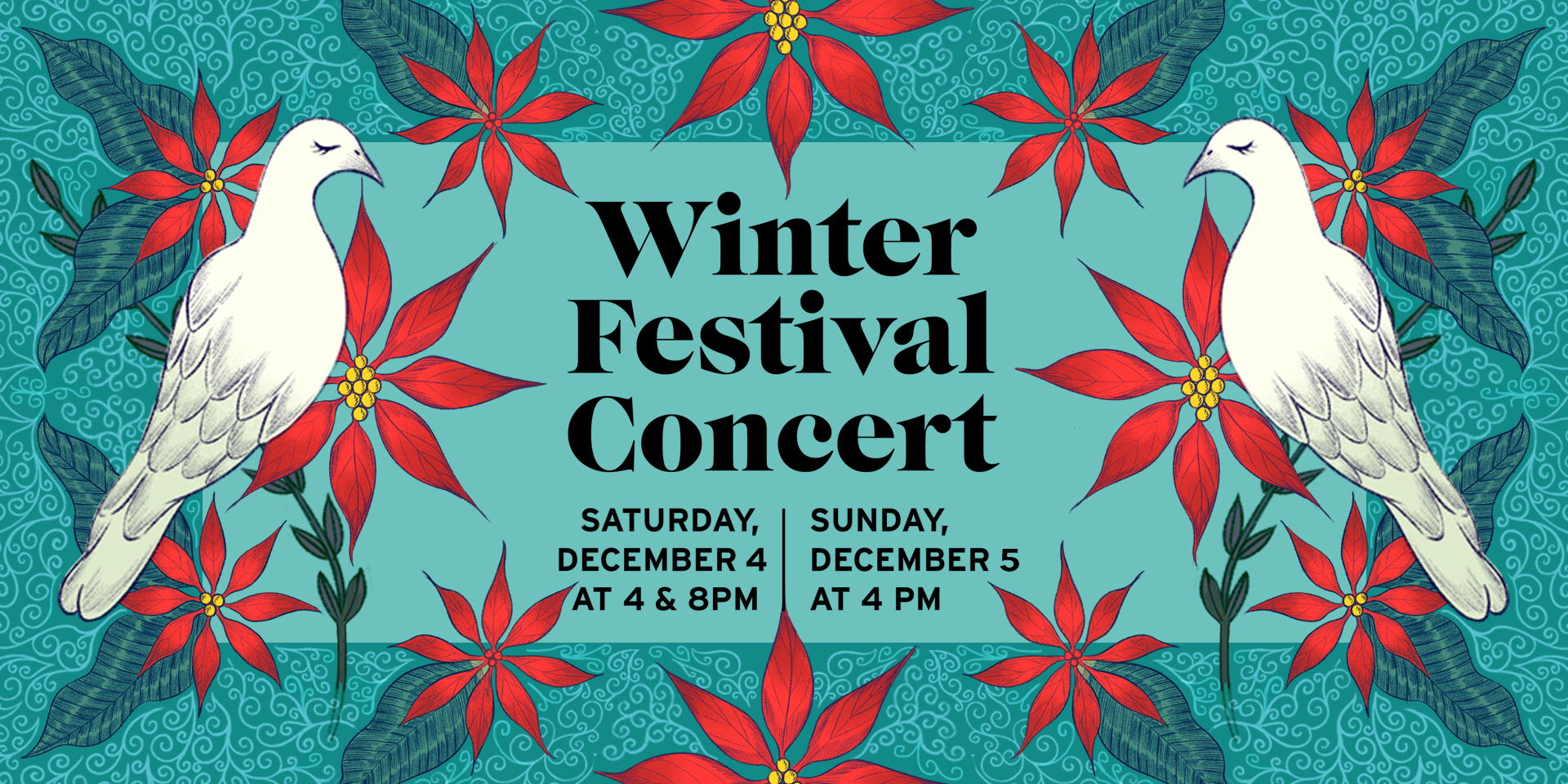 Winter Festival Concert poster.