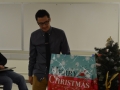 student receiving gift
