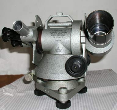 photo front side of an Askania Pilot Balloon Theodolite